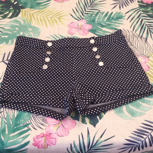 ALMOST FAMOUS Polka Dot Sailor High Waisted